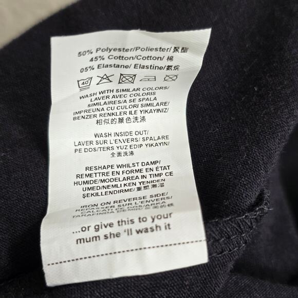 Stylish Miss Guided Black & Gold Strappy Bodysuit Sz. 4 - Picture 6 of 7